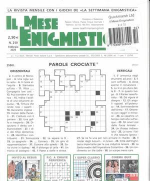 Il Mese Enigmistico, issue NO 250