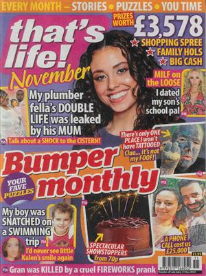 That's Life Monthly, issue NOV 24