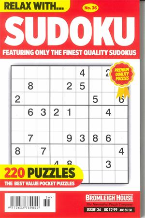Relax With Sudoku - NO 36
