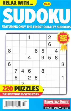 Relax With Sudoku, issue NO 37