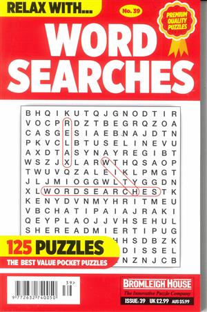 Relax With Wordsearches, issue NO 39