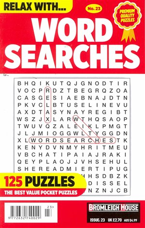 Relax With Wordsearches magazine