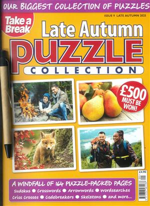View the latest issue LT AUT 25 of Take A Break Seasonal Puzzle Collection magazine Take A Break Seasonal Puzzle Collection, issue LT AUT 25