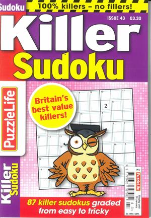 Puzzlelife Killer Sudoku, issue NO 43