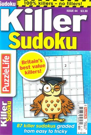 Puzzlelife Killer Sudoku, issue NO 44