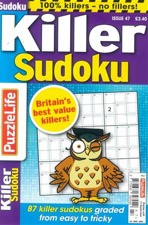 Puzzlelife Killer Sudoku, issue NO 47