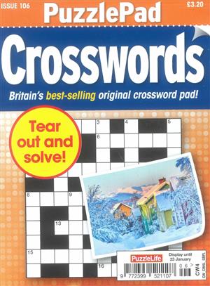 Puzzlelife Puzzlepad Crossword, issue NO 106