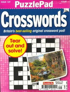 Puzzlelife Puzzlepad Crossword