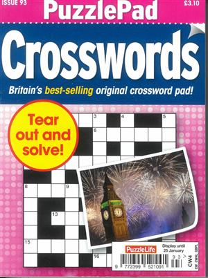 Puzzlelife Puzzlepad Crossword - NO 93