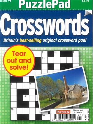 Puzzlelife Puzzlepad Crossword - NO 95