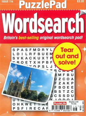 Puzzlelife PuzzlePad Wordsearch, issue NO 116