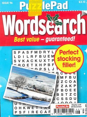 Puzzlelife PuzzlePad Wordsearch Magazine Issue NO 96