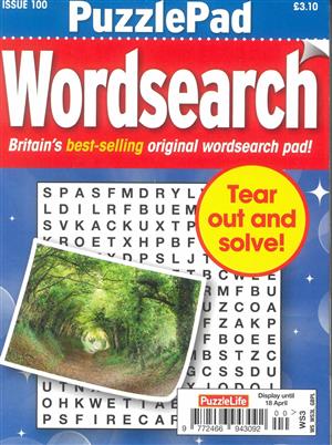 Puzzlelife PuzzlePad Wordsearch - NO 100
