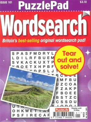 Puzzlelife PuzzlePad Wordsearch Magazine Issue NO 101
