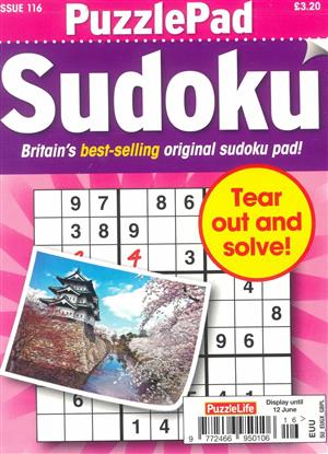 Puzzlelife PuzzlePad Sudoku, issue NO 116