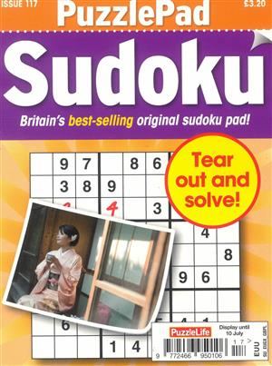 Puzzlelife PuzzlePad Sudoku, issue NO 117