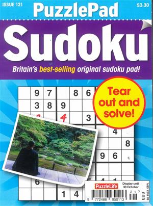 View the latest issue NO 121 of Puzzlelife PuzzlePad Sudoku magazine Puzzlelife PuzzlePad Sudoku, issue NO 121