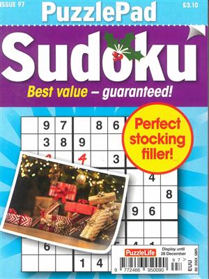 Puzzlelife PuzzlePad Sudoku Magazine Issue NO 97