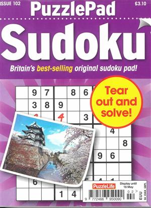 Puzzlelife PuzzlePad Sudoku Magazine Issue NO 102