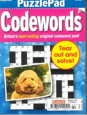 Puzzlelife PuzzlePad Codewords - NO 102