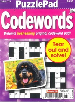 Puzzlelife PuzzlePad Codewords, issue NO 115