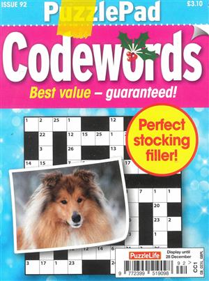 Puzzlelife PuzzlePad Codewords - NO 92