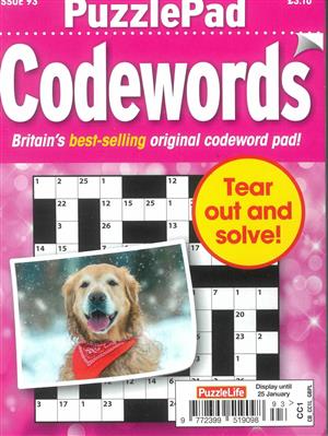 Puzzlelife PuzzlePad Codewords - NO 93