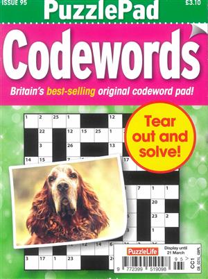 Puzzlelife PuzzlePad Codewords - NO 95