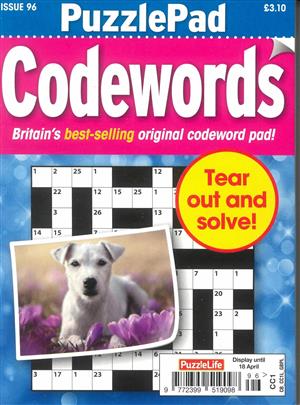 Puzzlelife PuzzlePad Codewords - NO 96