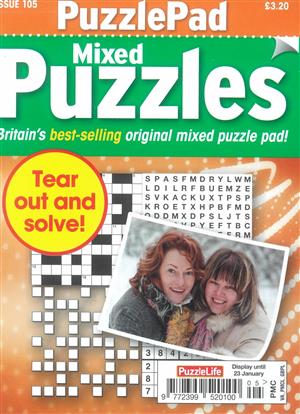 Puzzlelife PuzzlePad Mixed Puzzles, issue NO 105