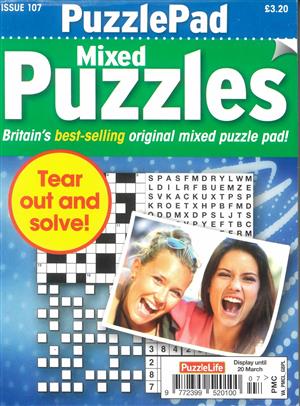 Puzzlelife PuzzlePad Mixed Puzzles, issue NO 107