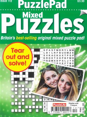 Puzzlelife PuzzlePad Mixed Puzzles, issue NO 112