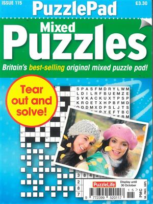 Puzzlelife PuzzlePad Mixed Puzzles, issue NO 115