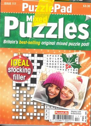 Puzzlelife PuzzlePad Mixed Puzzles - NO 117, issue NO 117