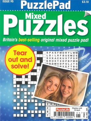 Puzzlelife PuzzlePad Mixed Puzzles Magazine Issue NO 95