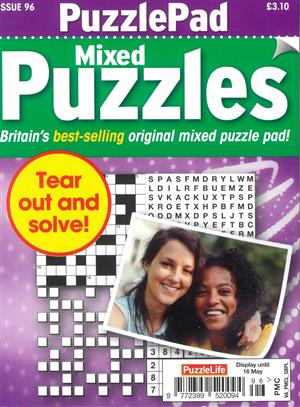 Puzzlelife PuzzlePad Mixed Puzzles Magazine Issue NO 96