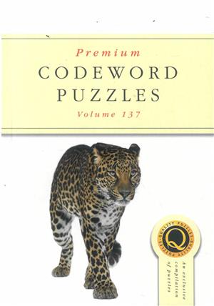 Premium Codeword Puzzles - NO 137