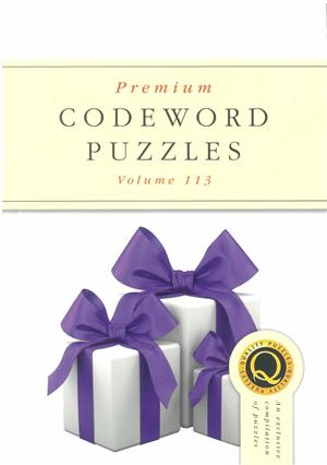 Premium Codeword Puzzles Magazine Issue NO 113