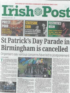 Irish Post, issue 22/02/2025