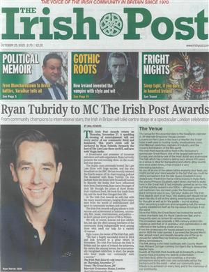 View the latest issue 25/10/2025 of Irish Post magazine Irish Post, issue 25/10/2025