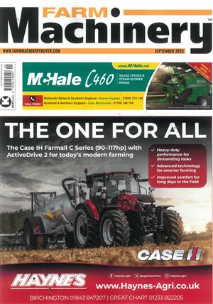 Farm Machinery, issue SEP 25