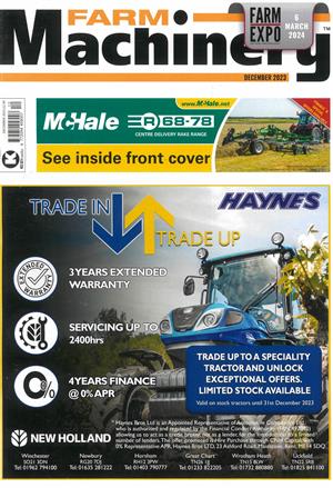 Farm Machinery Magazine Issue DEC 23