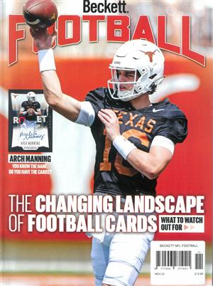 Beckett NFL Football Magazine Issue NOV 23