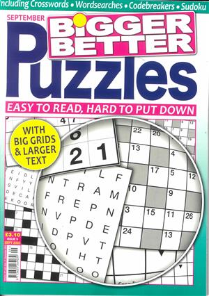 Bigger Better Puzzles Magazine Issue NO 9