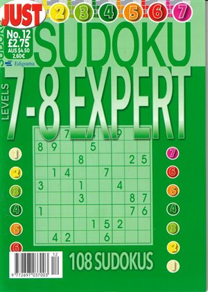 Just Sudoku Expert Magazine Issue NO 12