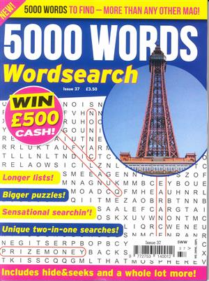 5000 Words Wordsearch - NO 37