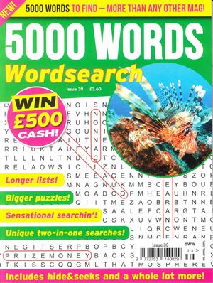 5000 Words Wordsearch - NO 39