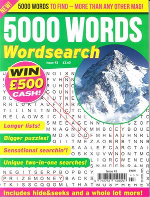 5000 Words Wordsearch - NO 43