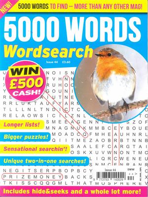 5000 Words Wordsearch, issue NO 44