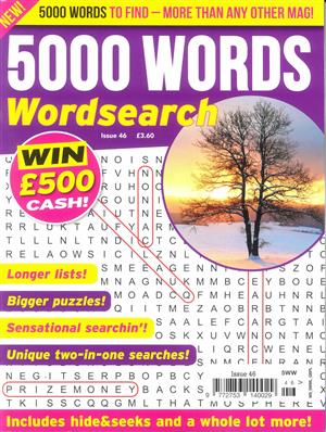 5000 Words Wordsearch, issue NO 46